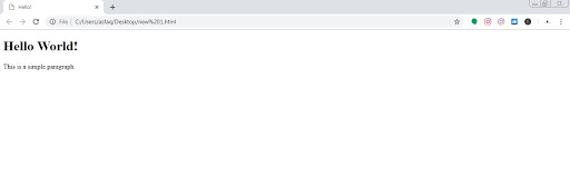 The result of the above code
